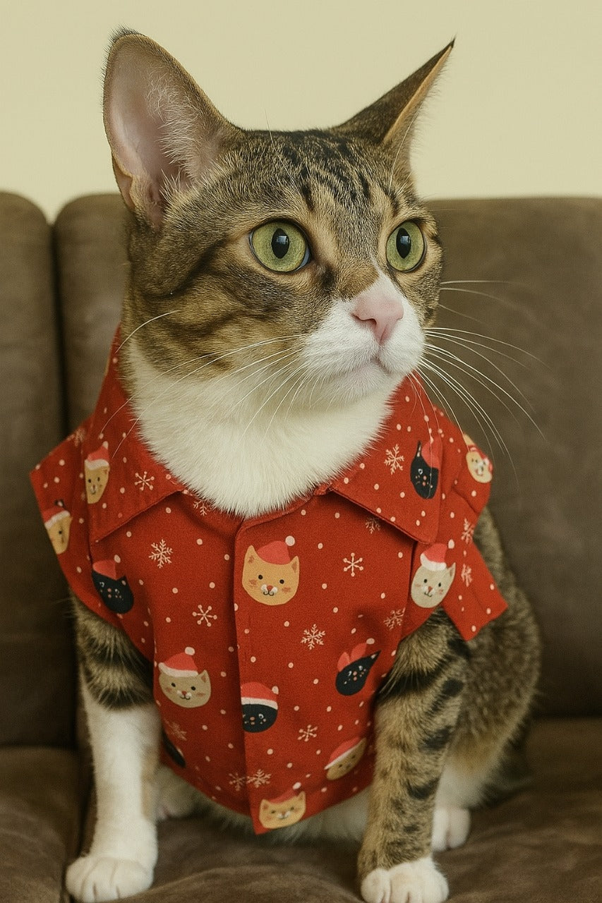 SNOWY CAT SHIRT