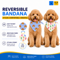 Tiger & Monkey Reversible Tie Knot Bandana