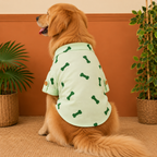 BONE EMBROIDERY DOG KURTA- MINT GREEN