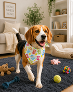 Tiger & Monkey Reversible Tie Knot Bandana